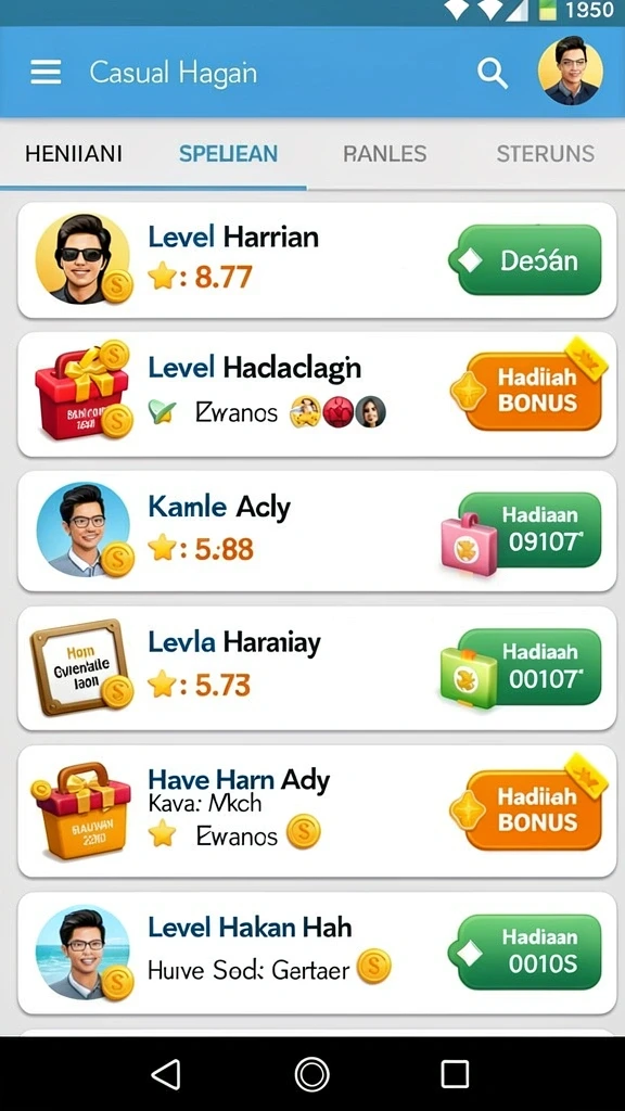 Sistem reward yang menguntungkan pemain.