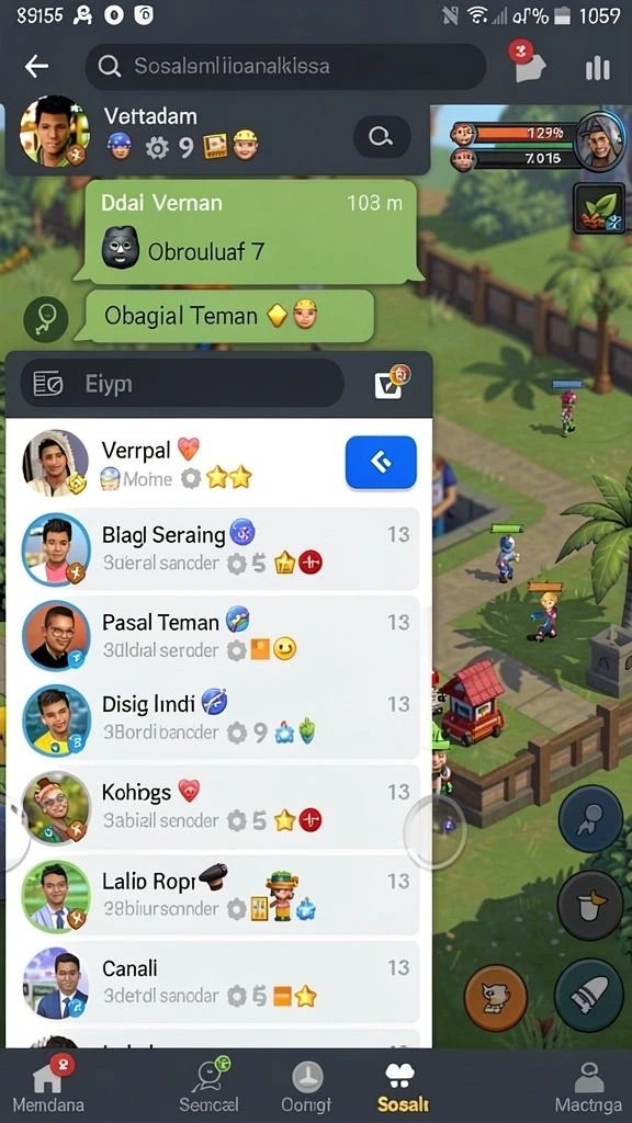Beragam pilihan permainan tersedia di halaman utama.