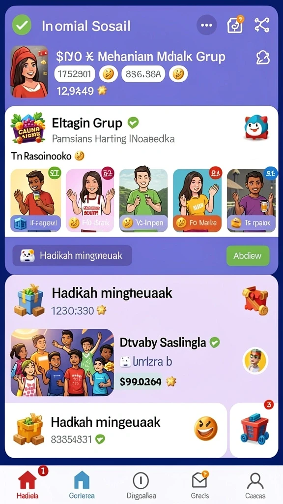 Screenshot menangkap momen seru saat bermain bersama teman.