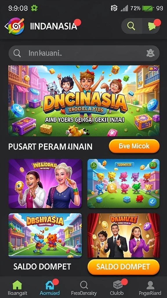 Tampilan antar muka yang menarik dan user-friendly.