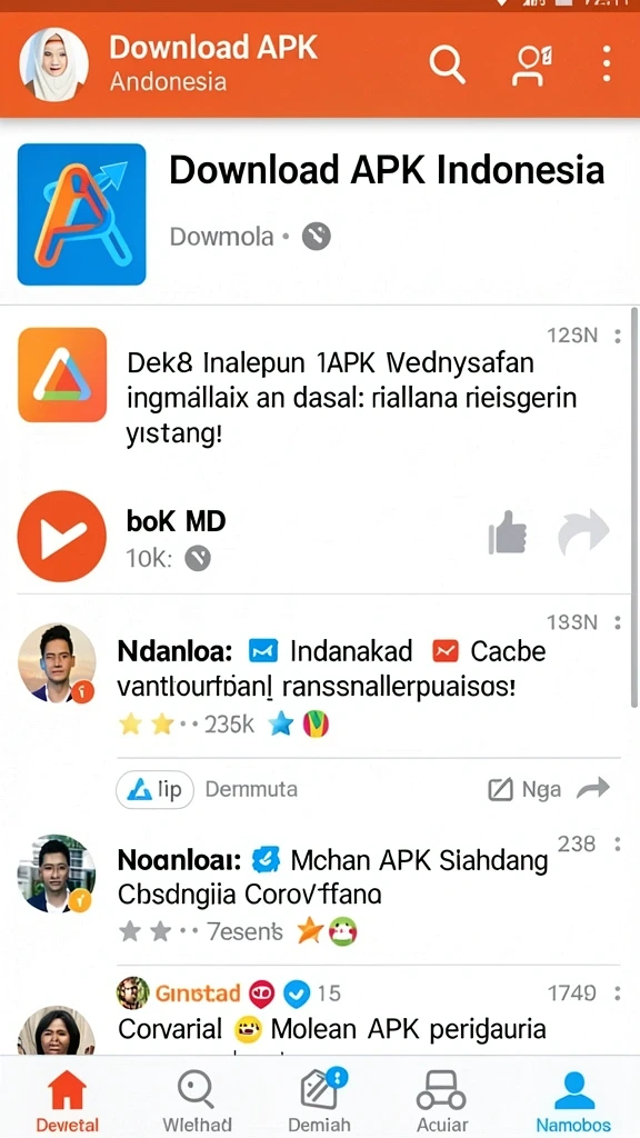Pengguna dapat mengakses berbagai fitur menarik dengan mudah.