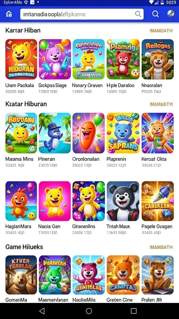 Mode permainan yang seru dan kompetitif.