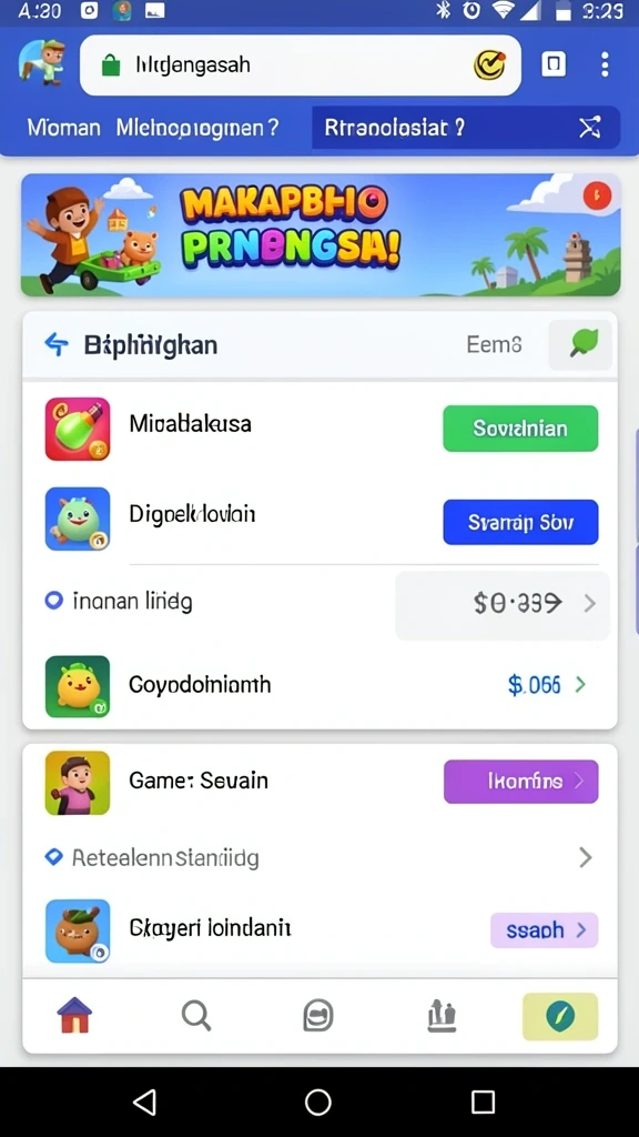 Tampilan antarmuka yang ramah pengguna.