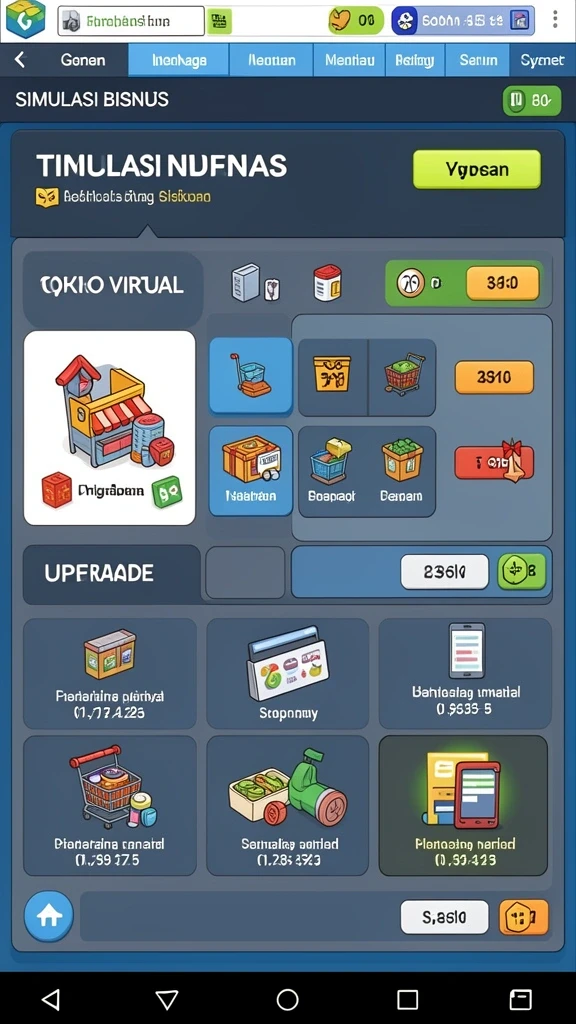 Screenshot menunjukkan grafik yang memukau dan karakter-karakter unik.