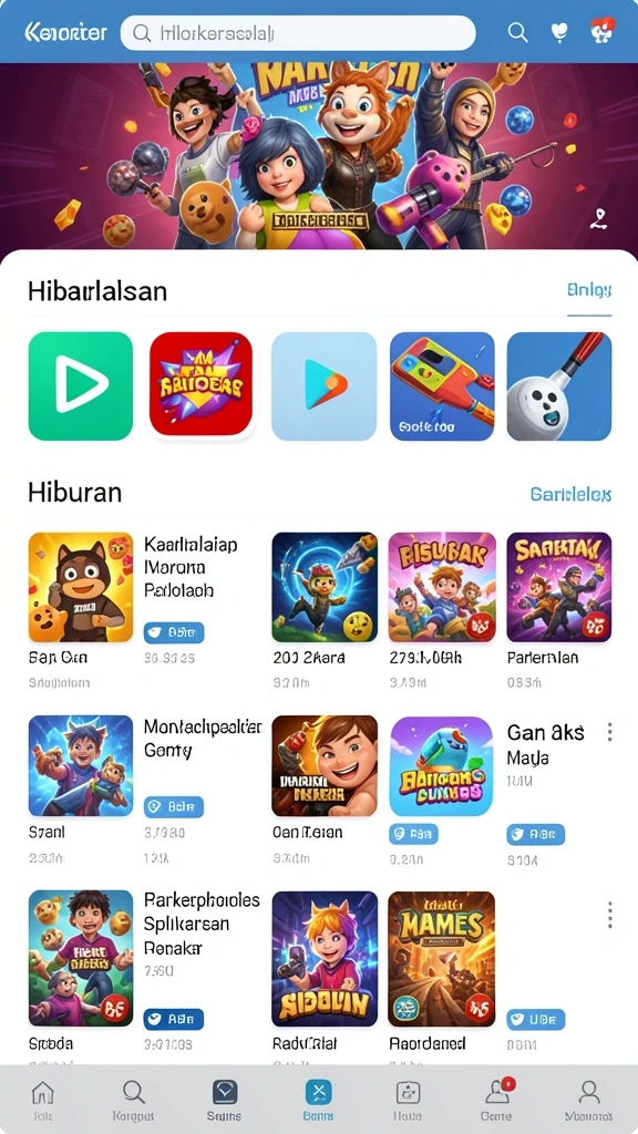 Tampilan menu utama DAM88 yang menarik dan terstruktur.