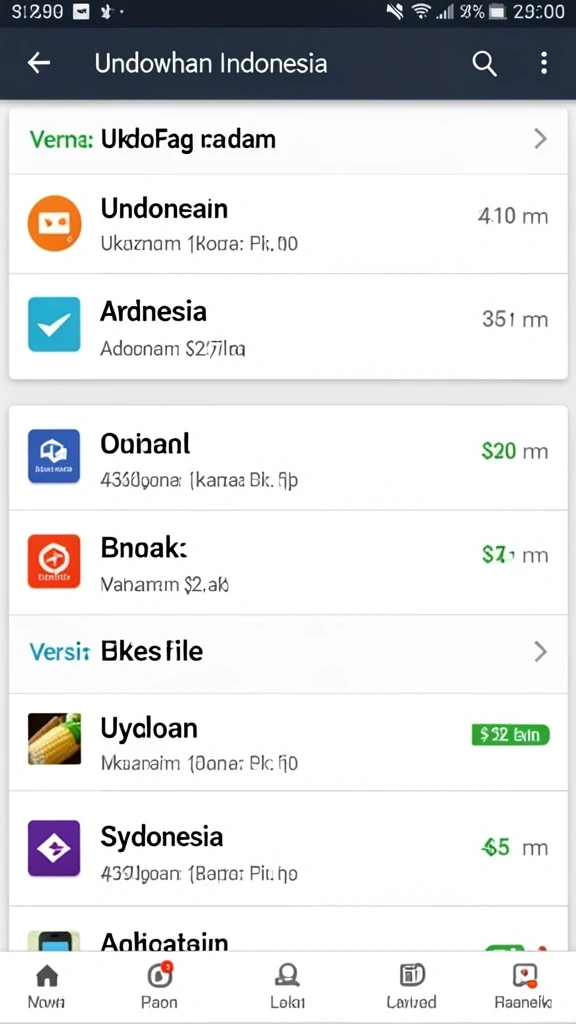 Fitur leaderboard yang menunjukkan peringkat pemain terbaik.