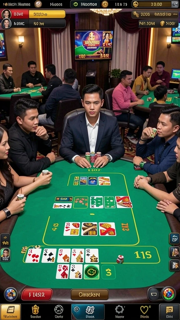 Tampilan antarmuka permainan yang menarik.