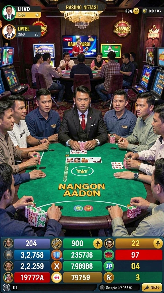 Fitur sosial yang memungkinkan interaksi antar pemain.