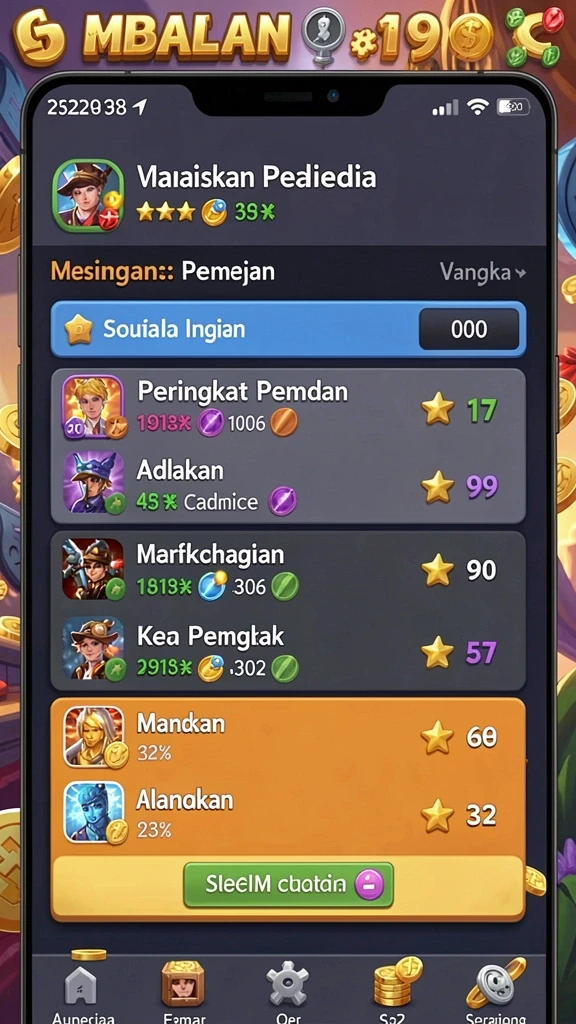 Tampilan awal yang menarik dan mudah dinavigasi.