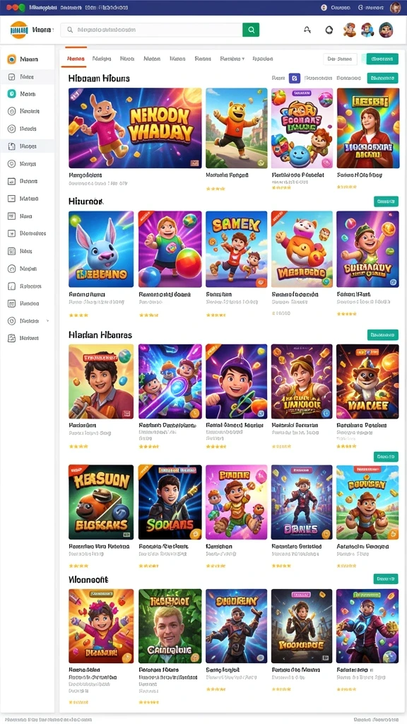 Tangkapan layar dari level permainan yang menantang.