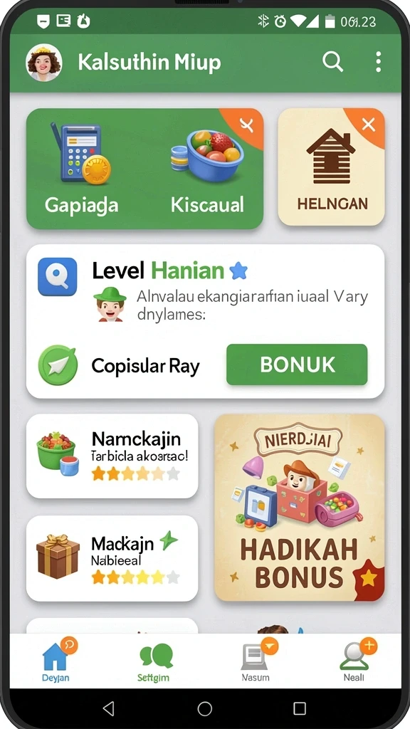 Tampilan antarmuka yang ramah pengguna.