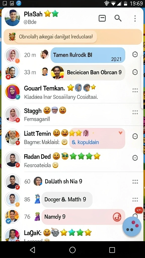 Screenshot menunjukkan tampilan awal yang menarik dengan desain intuitif.