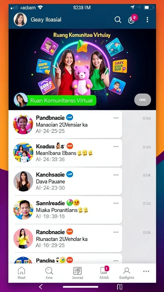 Layar permainan dengan aksi mendebarkan dan efek visual yang menawan.