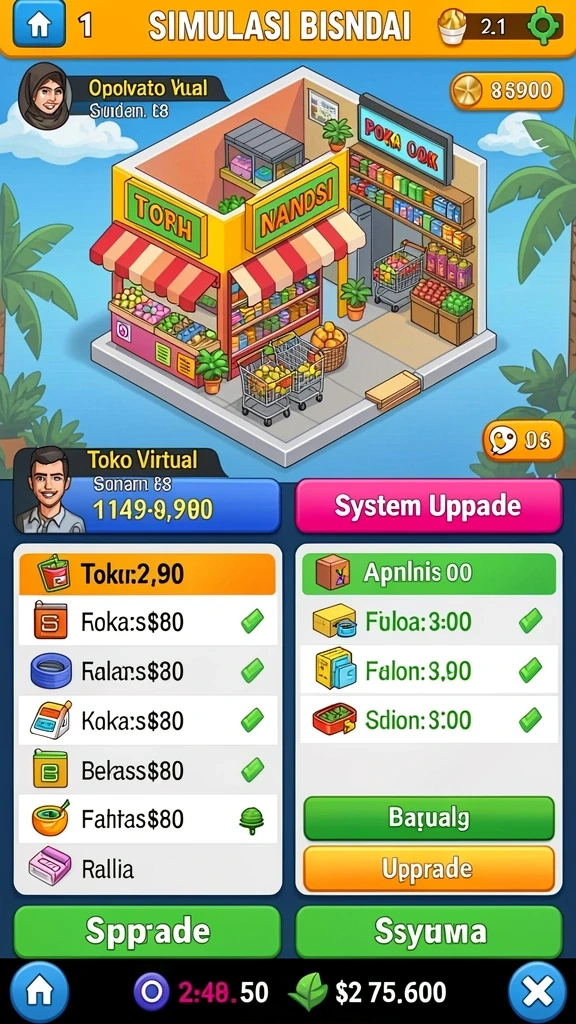 Tampilan antarmuka yang user-friendly dan menarik.