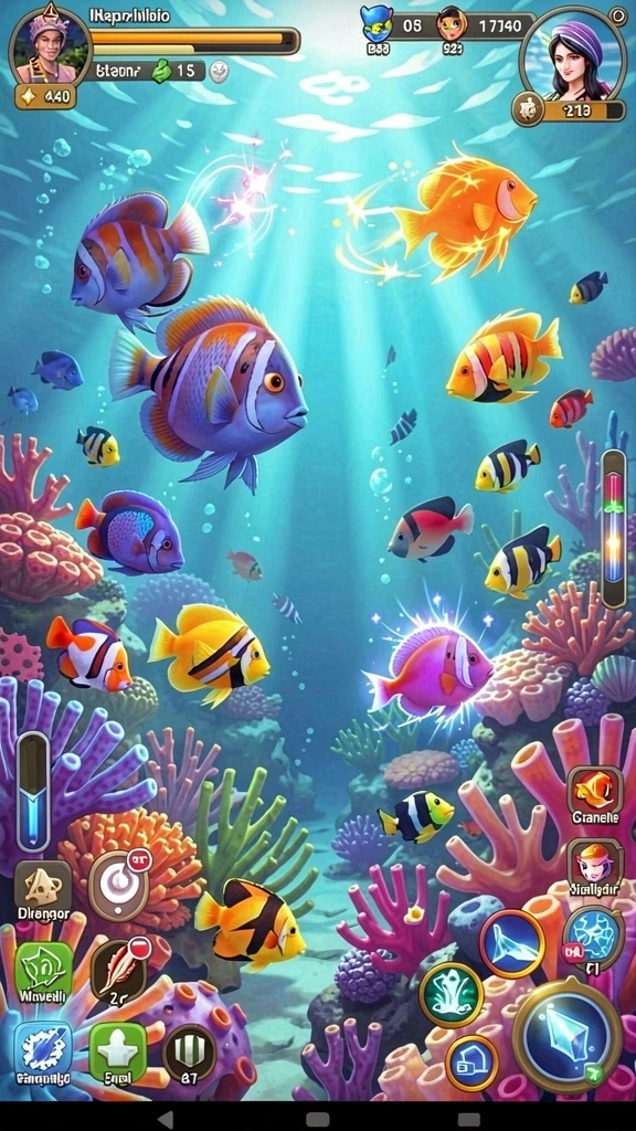 Screenshot menampilkan berbagai tantangan menarik dalam game.