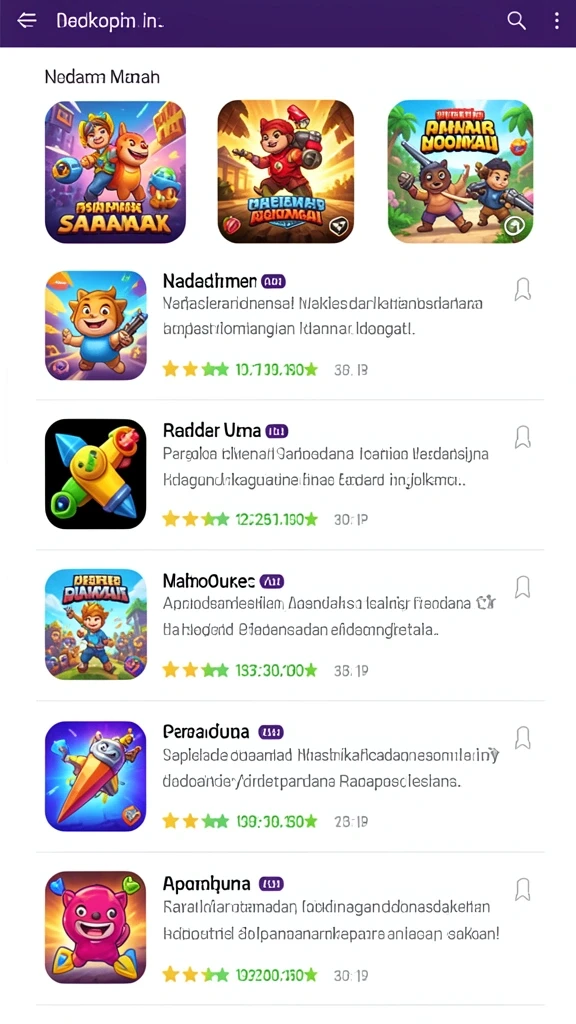 Beragam karakter menarik yang bisa dimainkan.