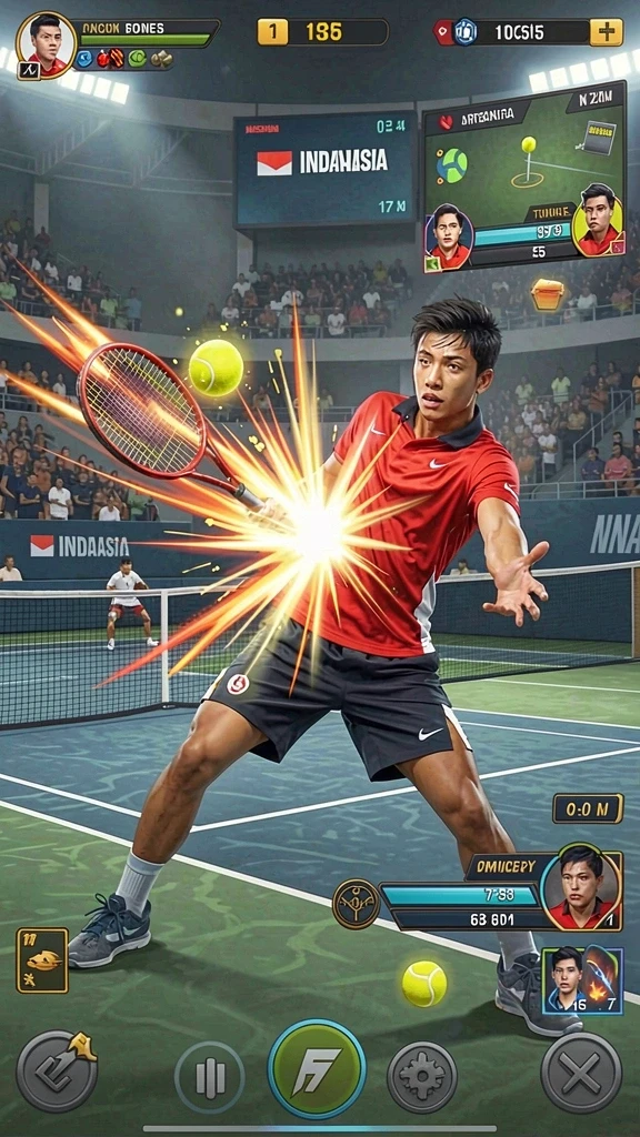 Tampilan antarmuka game yang menarik.