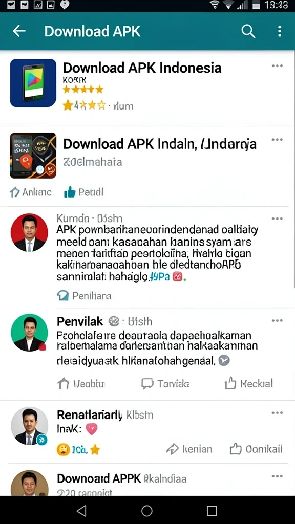 Tampilan antarmuka permainan yang menarik.