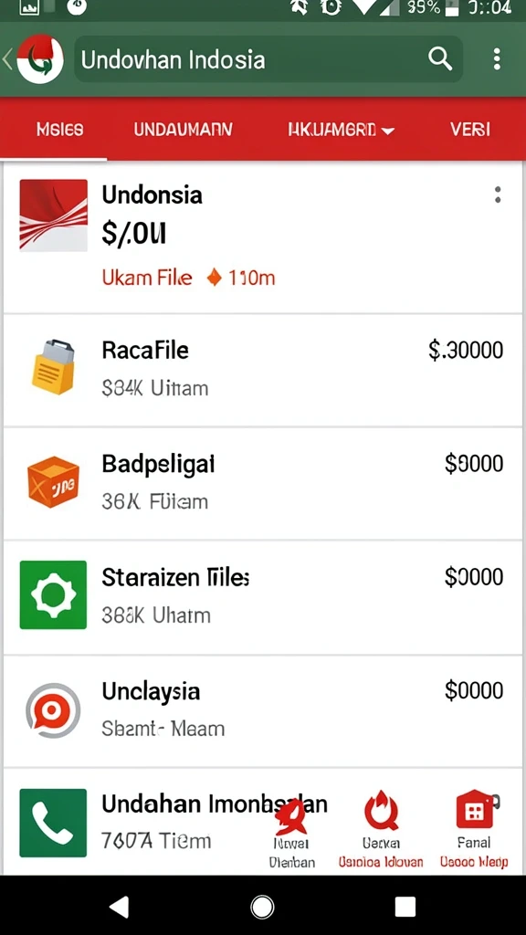 Tampilan awal aplikasi LUCKYDF yang menarik.