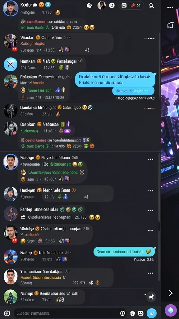 Fitur sosial yang memungkinkan interaksi dengan pemain lain.