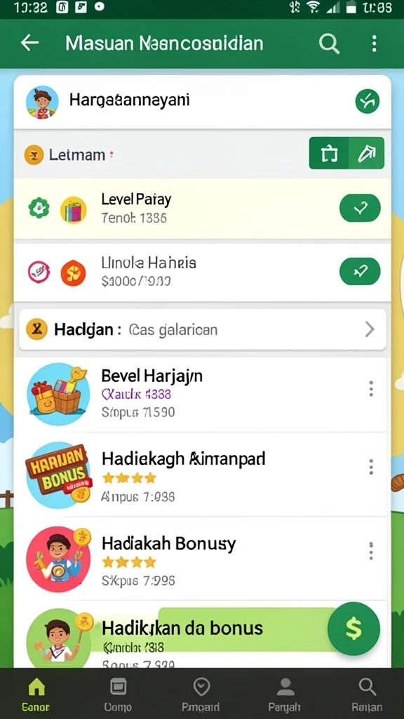 Beragam permainan menarik untuk semua kalangan.