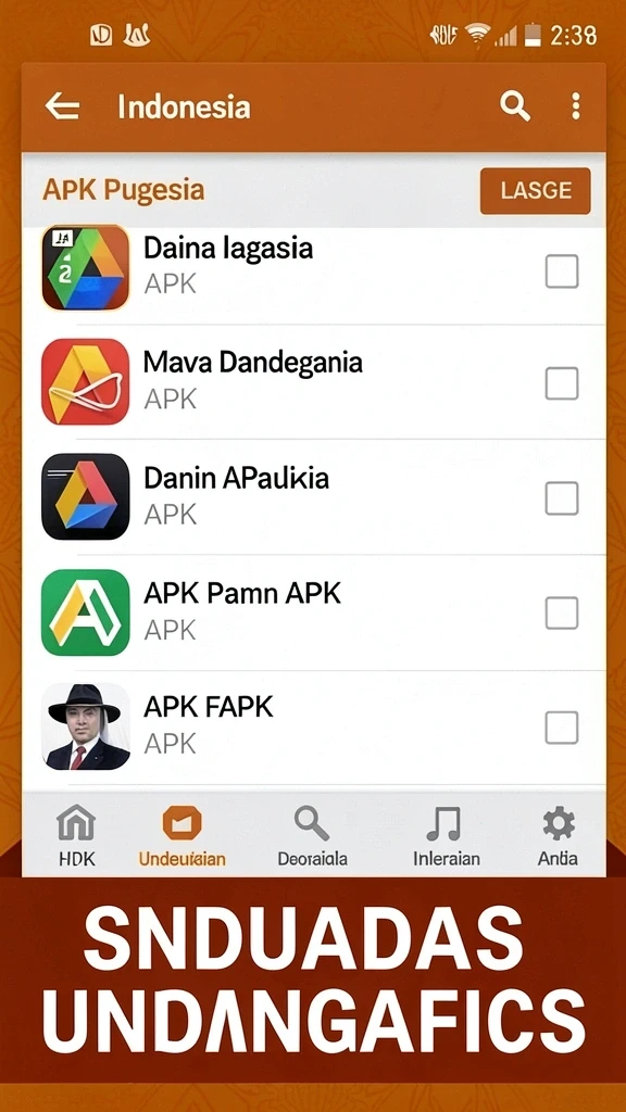 Tampilan awal yang menarik dan user-friendly.