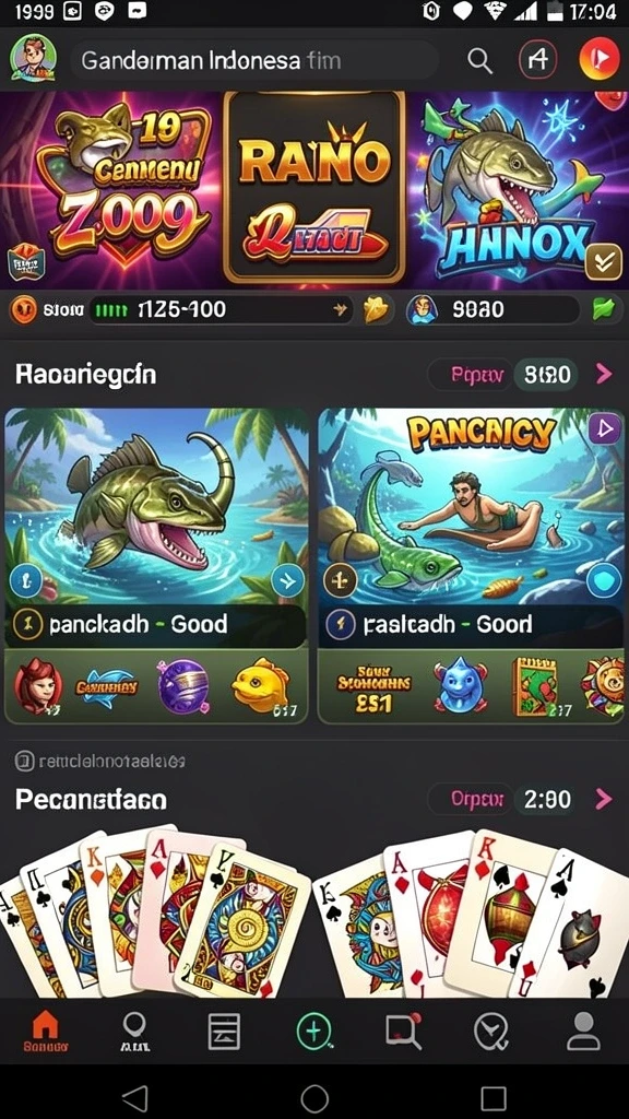 Tampilan awal aplikasi QQSLOT yang menarik dan mudah dinavigasi.