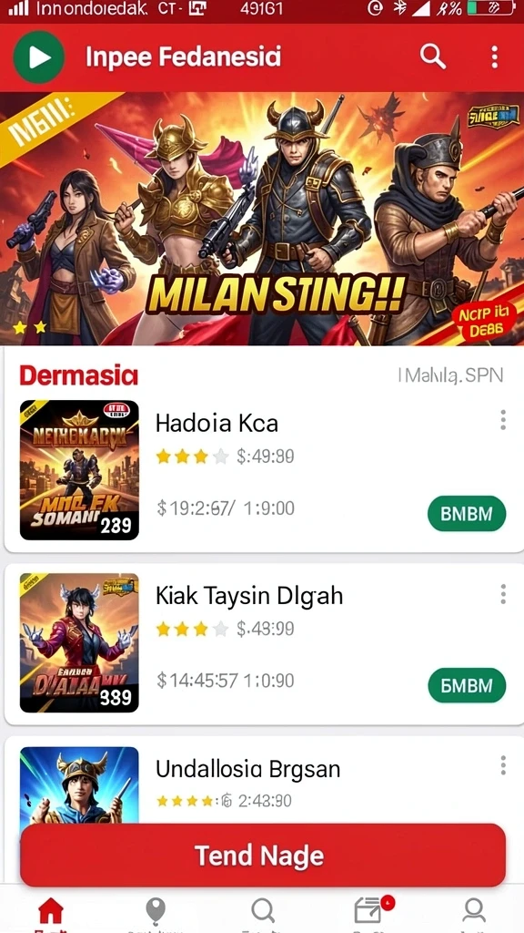 Grafis berkualitas tinggi membuat permainan lebih hidup.