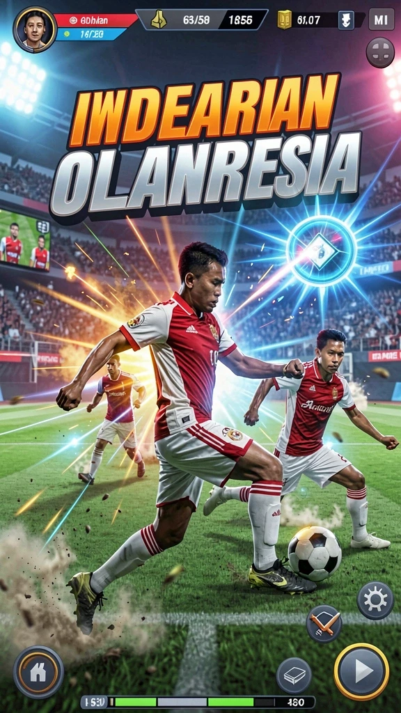 Tampilan karakter utama yang menarik dan dinamis.