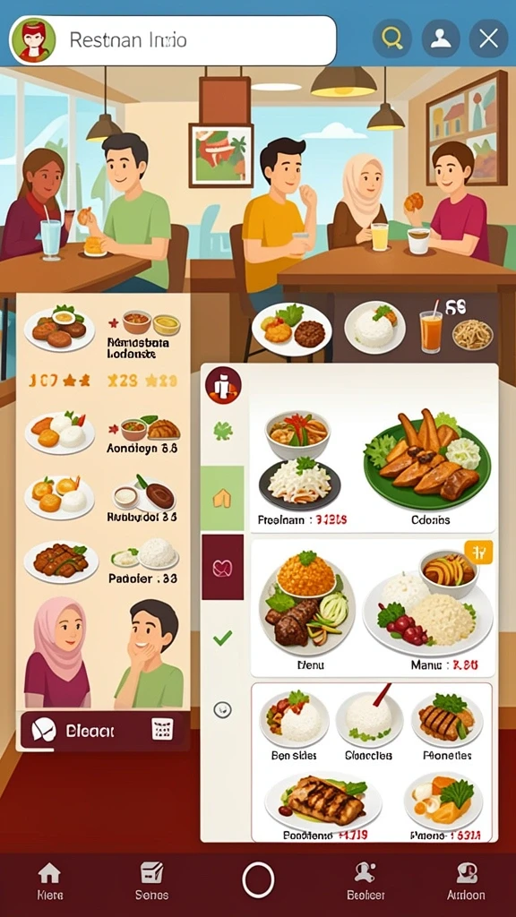 Tampilan antarmuka yang mudah dinavigasi.