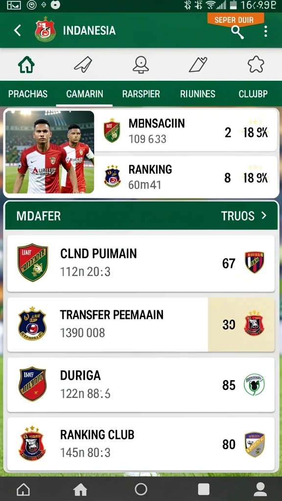 Tampilan antarmuka yang ramah pengguna.