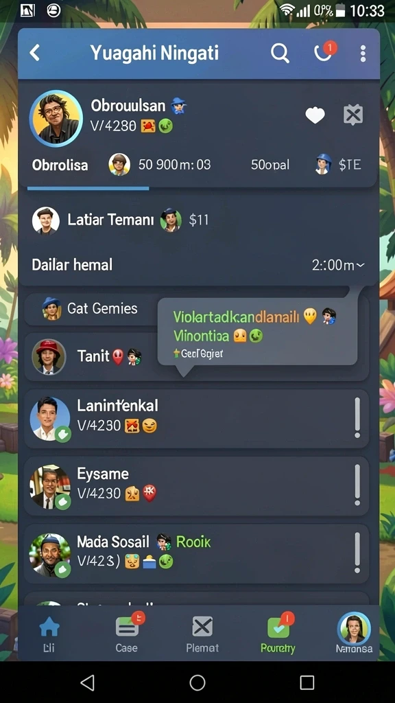 Tangkapan layar menunjukkan antarmuka permainan yang menarik.