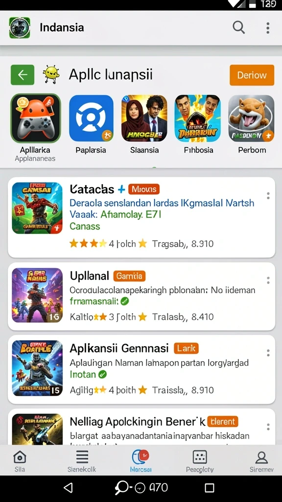 Tangkapan layar menunjukkan mode permainan yang seru.