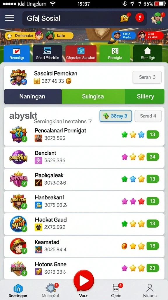 Tampilan antarmuka yang menarik dan mudah digunakan.