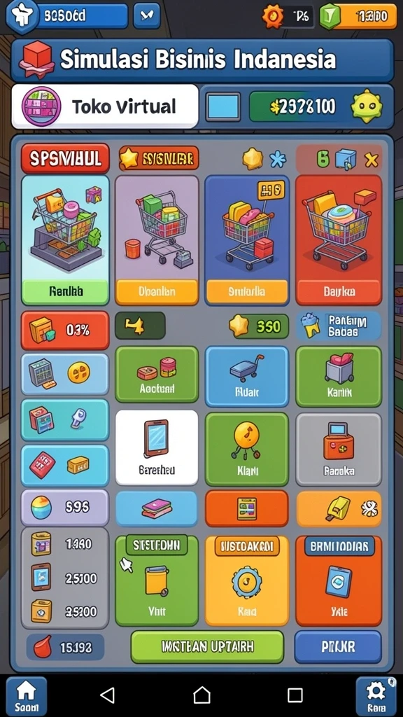 Mode permainan yang beragam dan seru.
