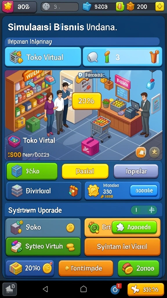 Beragam karakter dan level menantang yang tersedia.